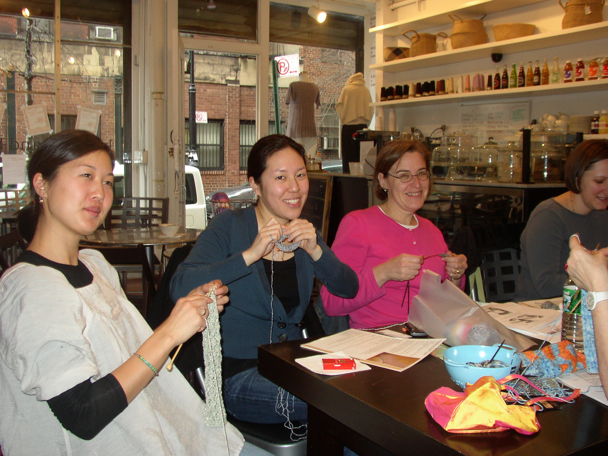 Proud sock knitters